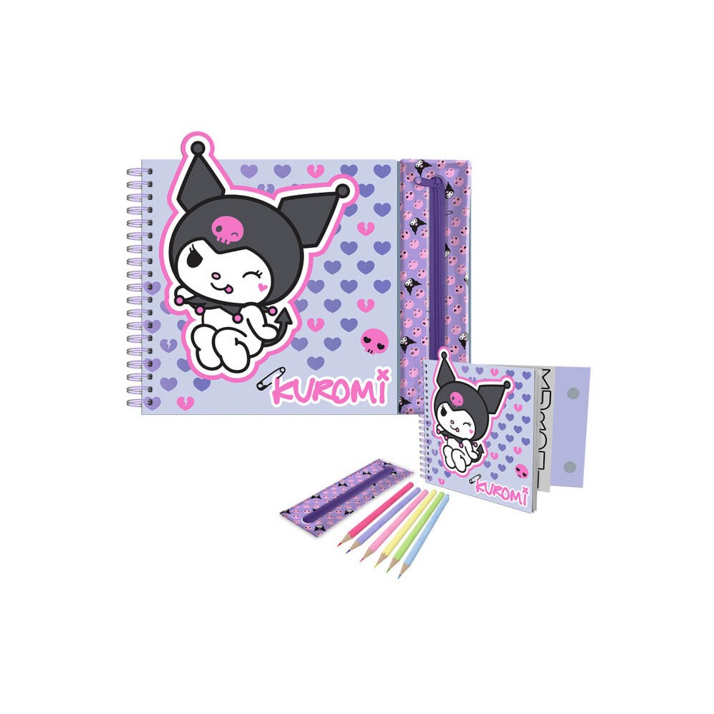 Hello Kitty Kuromi creative set