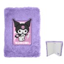 Hello Kitty Kuromi plush A5 notebook
