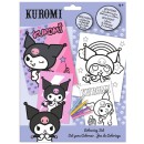 Hello Kitty Kuromi coloring set