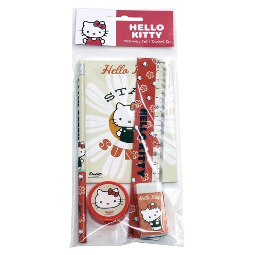Hello Kitty Stay Sunny stationery set 5 pieces