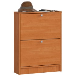Szafka na buty 2 uchylne drzwiczki 60 cm - olcha
