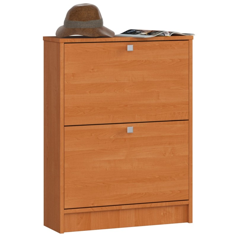 Szafka na buty 2 uchylne drzwiczki 60 cm - olcha