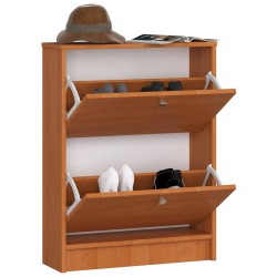 Szafka na buty 2 uchylne drzwiczki 60 cm - olcha