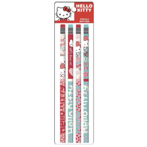 Hello Kitty Sweetheart 4-pack of pencils