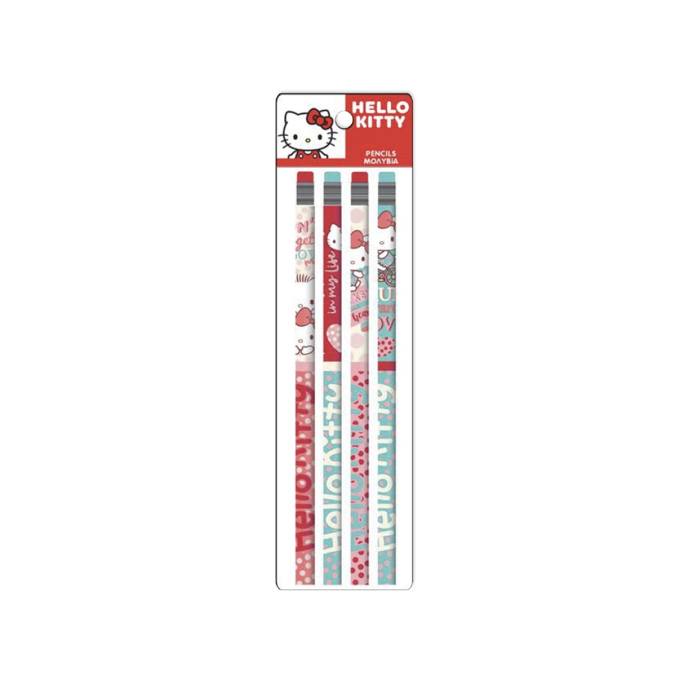 Hello Kitty Sweetheart 4-pack of pencils