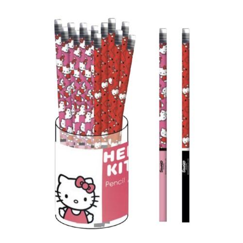Hello Kitty Sweetheart HB graphite pencil with eraser end