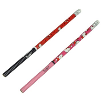Hello Kitty Sweetheart HB graphite pencil with eraser end