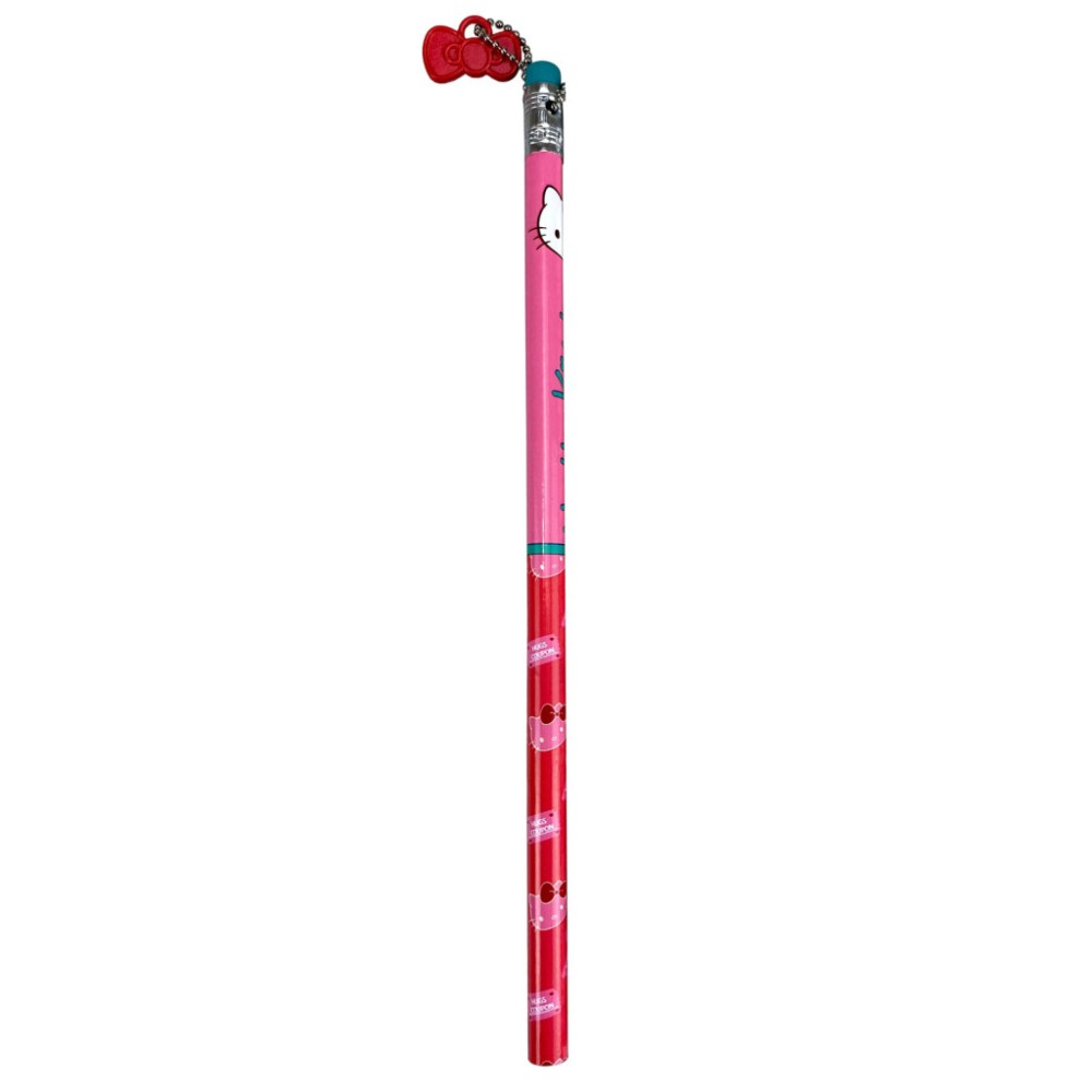 Hello Kitty Sweetheart Pink HB graphite pencil with decoration