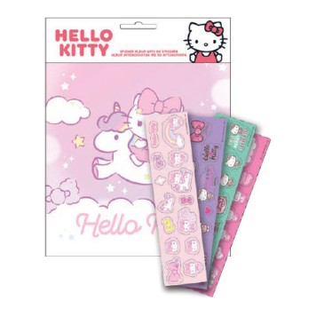 Hello Kitty Unicorn sticker album with 50 stickers