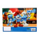 Smurfs Village  A/4 spiral sketchbook with 40 sheets and stickers