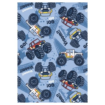 Vehicle Monster Truck A4 elastic folder