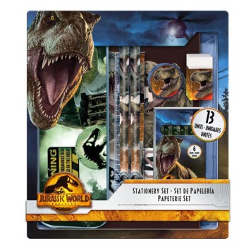 Jurassic World Dominion stationery set (13 pieces)