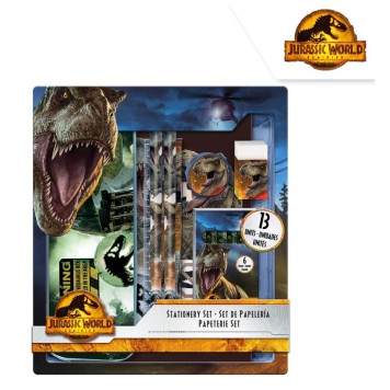 Jurassic World Dominion stationery set (13 pieces)