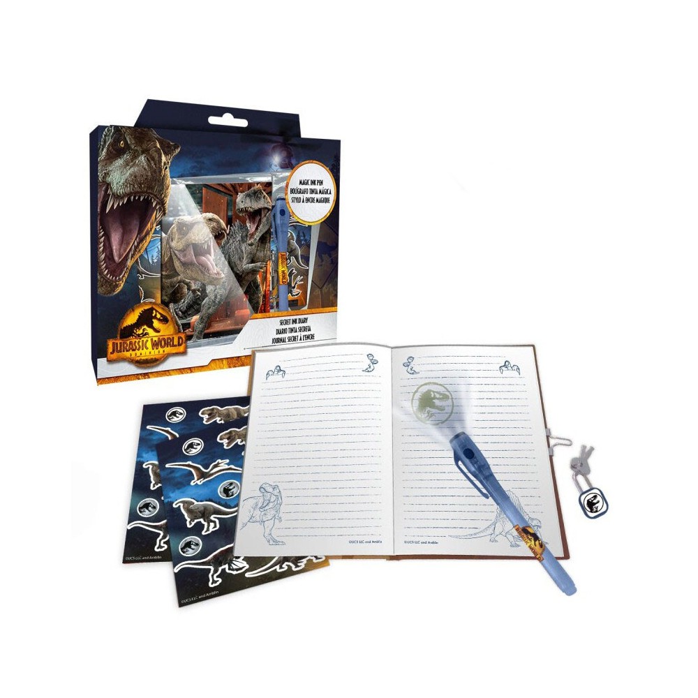 Jurassic World Dominion journal + magic pen set