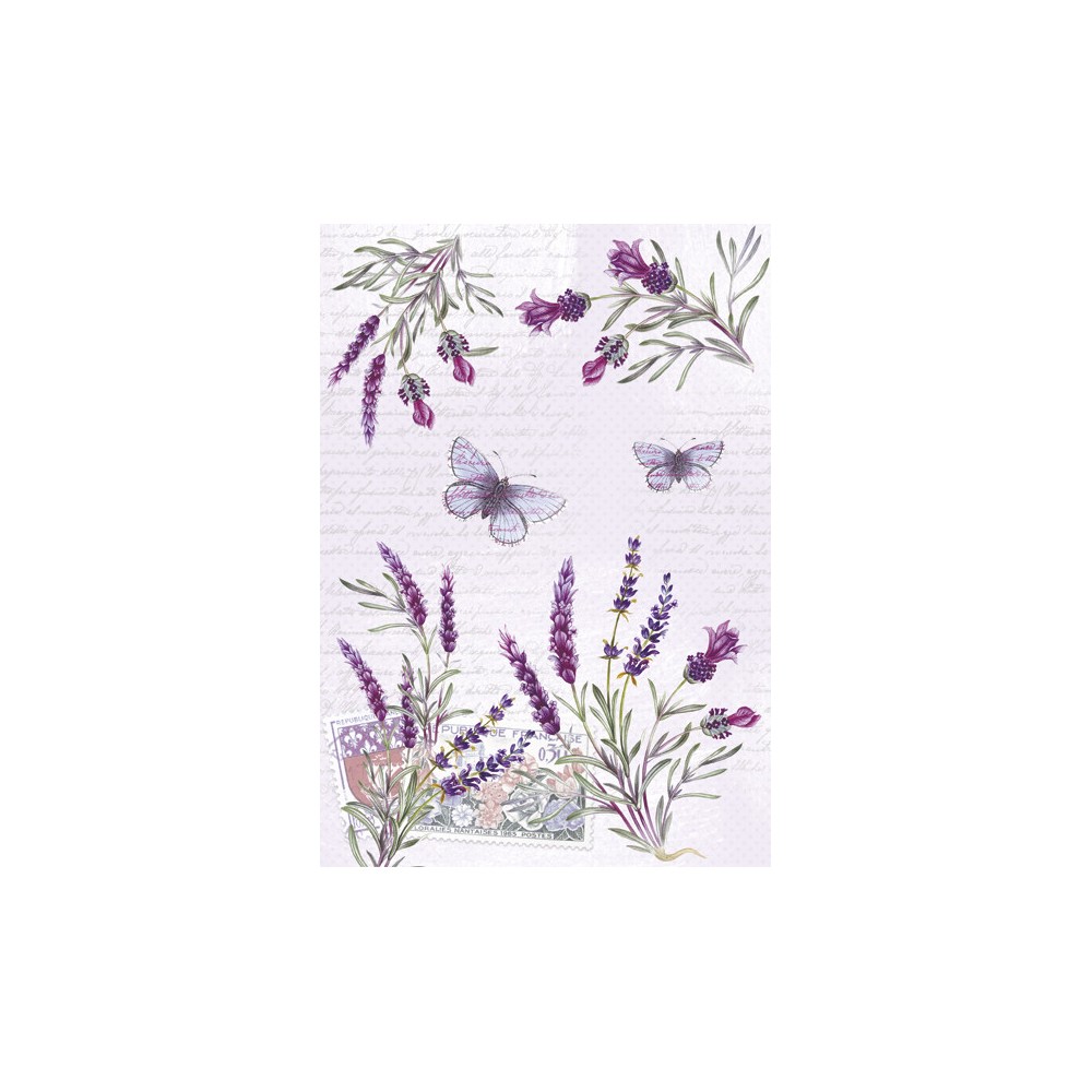 Colour Butterfly Lavender A/4 document folder with elastic band