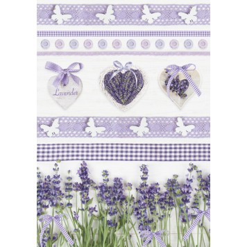 Colour Butterfly Lavender A/4 elastic folder