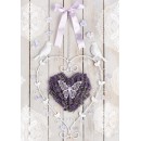 Colour Heart Lavender A/4 Elastic Folder