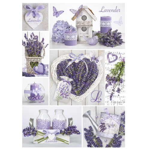 Colour Mosaic Lavender A/4 elastic folder