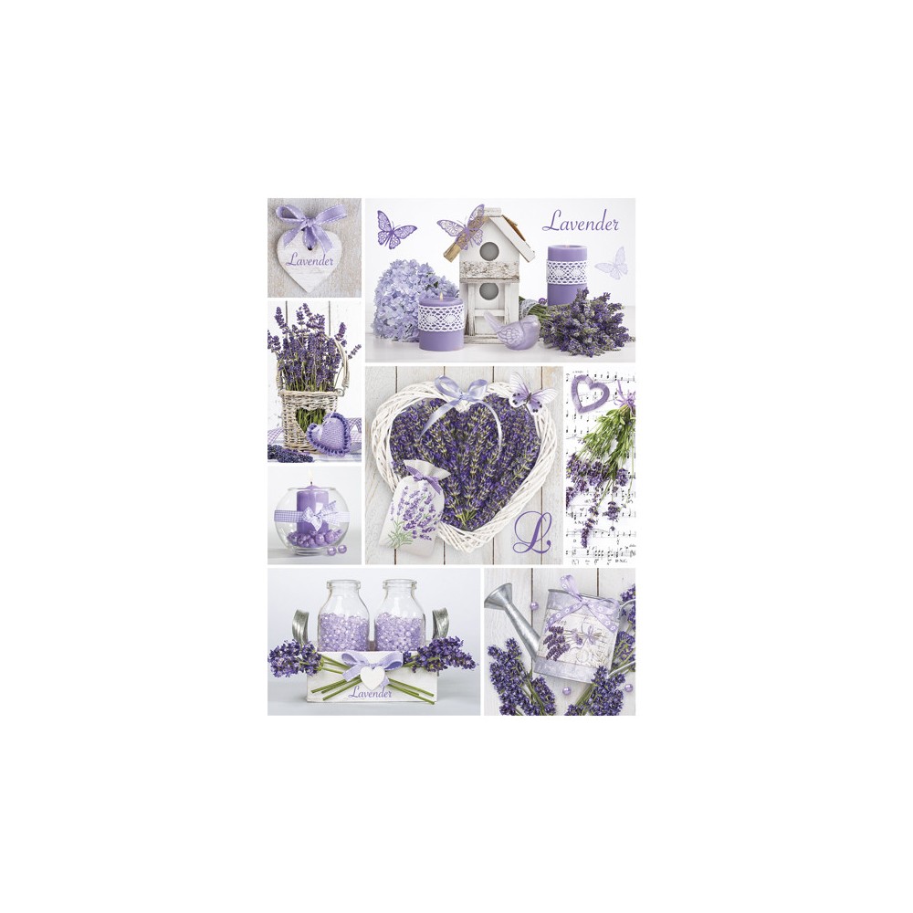 Colour Mosaic Lavender A/4 elastic folder