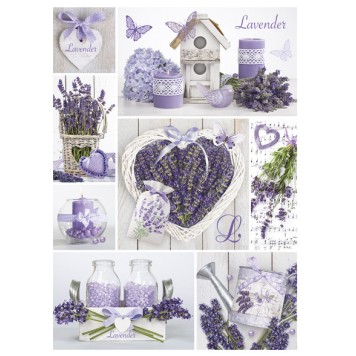 Colour Mosaic Lavender A/4 elastic folder