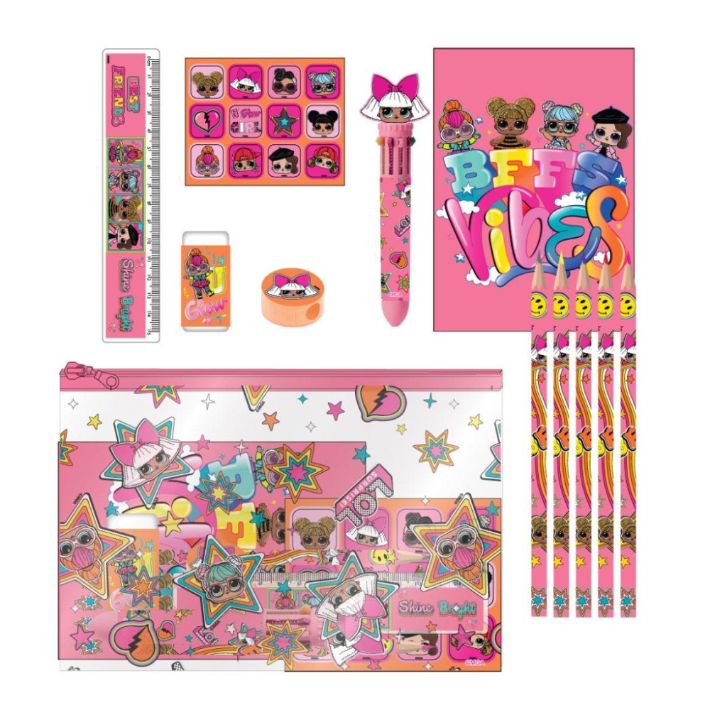 LOL Surprise BFFS Stationery Set