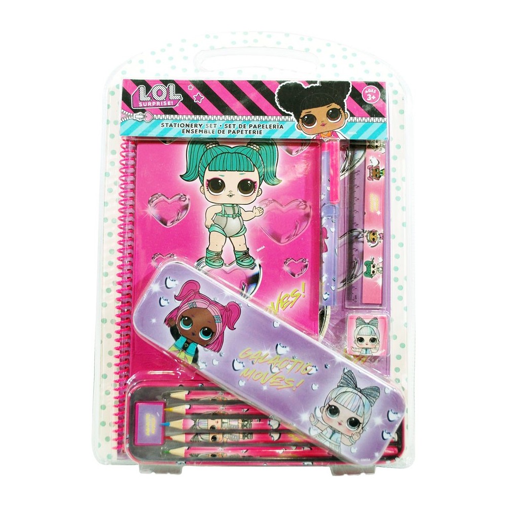 LOL Surprise Galactic stationery set