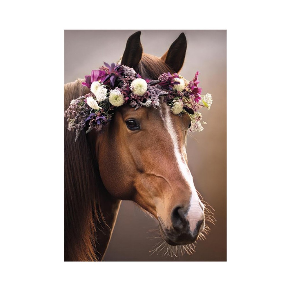 Horses Wreath A/4 elastic folder