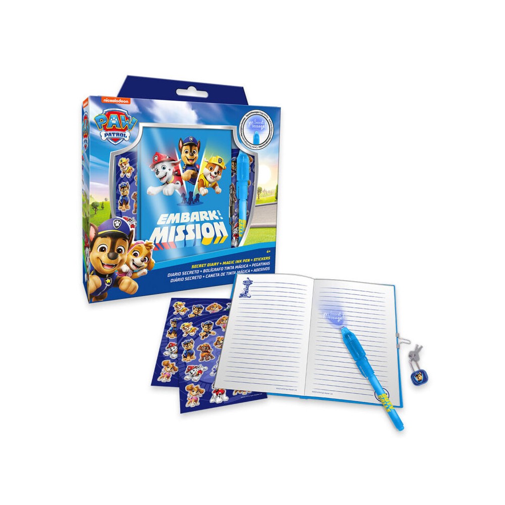 Paw Patrol Duty Calls journal + magic pen set
