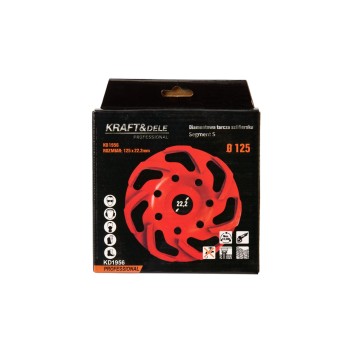Tarcza szlifierska 125x22,2mm KD1956