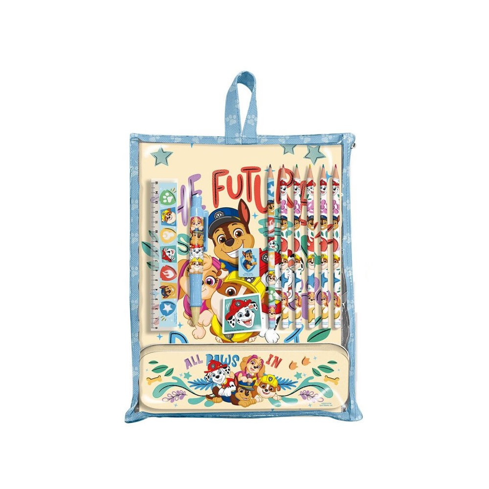 Paw Patrol Future Leader stationery set with holder