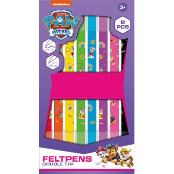 Paw Patrol Girls Double-Ended Marker 8 pcs