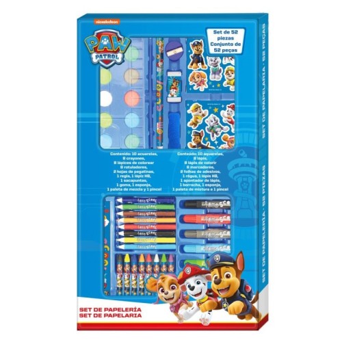 Paw Patrol 52-piece stationery set