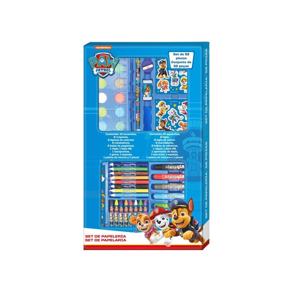 Paw Patrol 52-piece stationery set