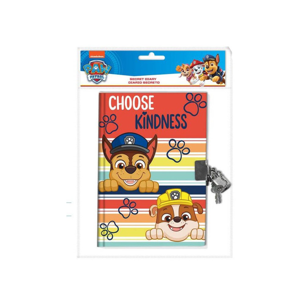 Paw Patrol memory book, locksmith diary