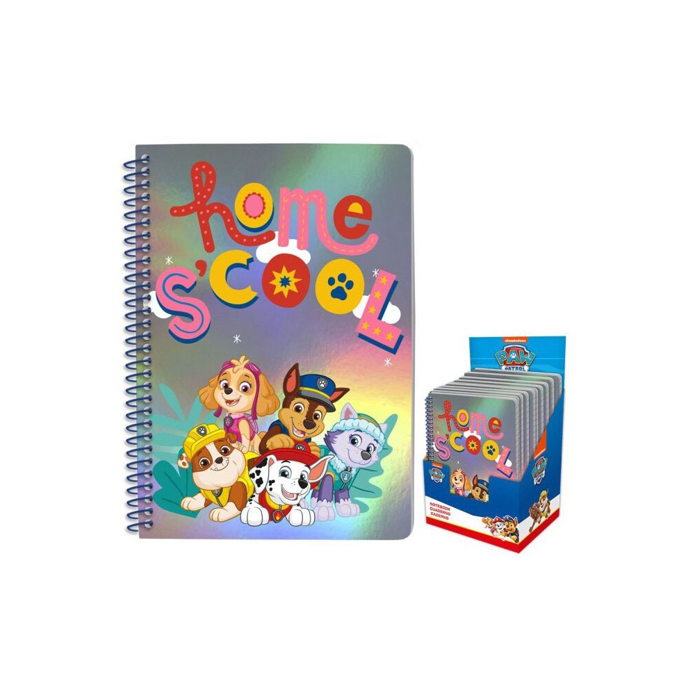 Paw Patrol metallic notebook A5