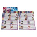 Paw Patrol Power Up notebook label with sticker 16 pcs