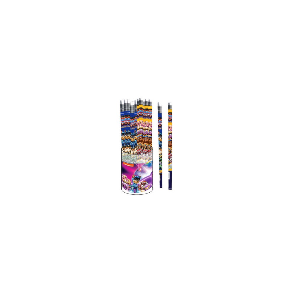 Paw Patrol Power Up HB graphite pencil with eraser tip