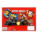 Paw Patrol Rescue Wheels A/4 spiral sketchbook 40 sheets with sticker