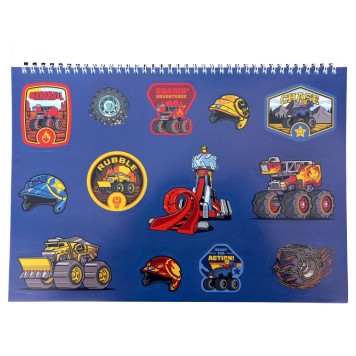 Paw Patrol Rescue Wheels A/4 spiral sketchbook 40 sheets with sticker