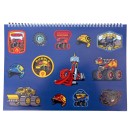 Paw Patrol Rescue Wheels A/4 spiral sketchbook 40 sheets with sticker