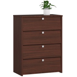 Szafka na buty RUBIN 4 uchylne drzwiczki 66 cm - wenge