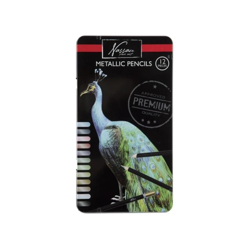Colour Nassau Metallic Pencil Set of 12