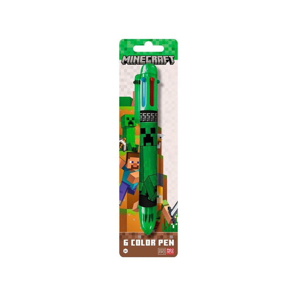 Minecraft Boom 6-color pen