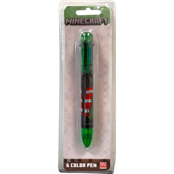 Minecraft Boom 6-color pen