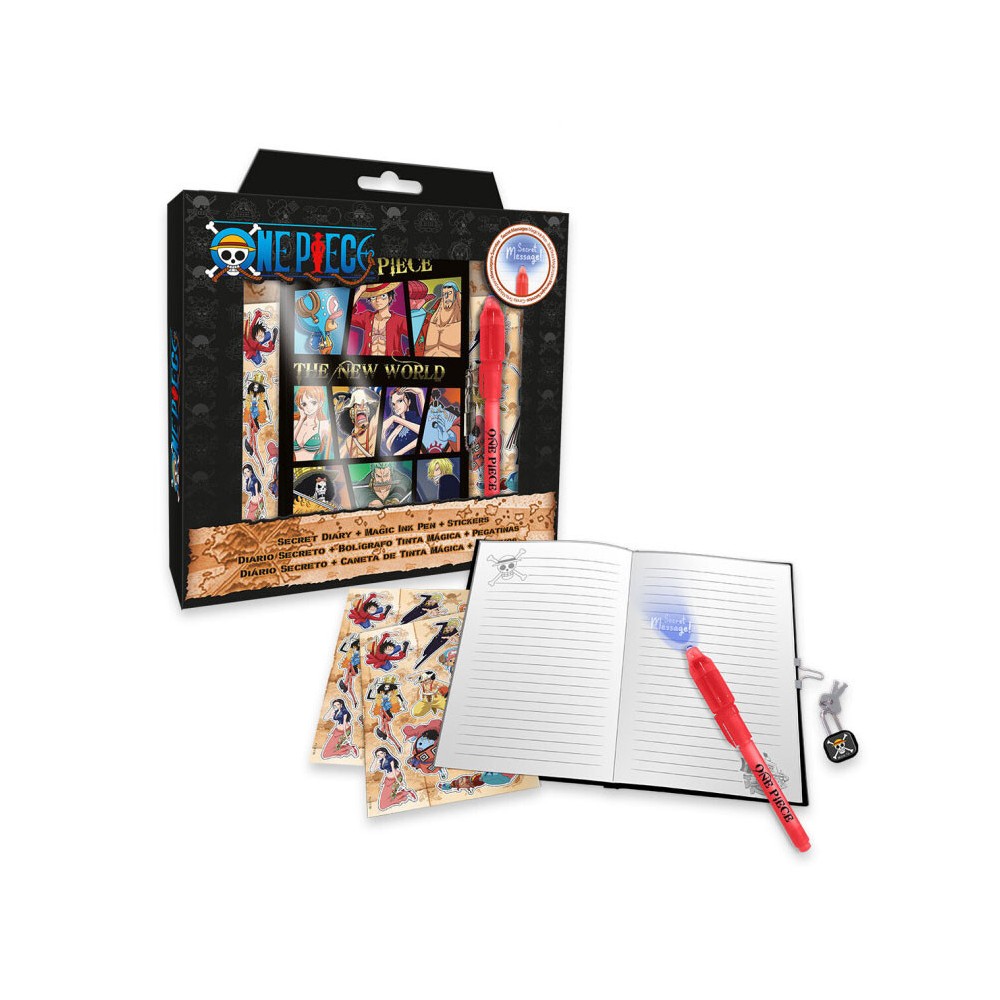 One Piece journal + magic pen set