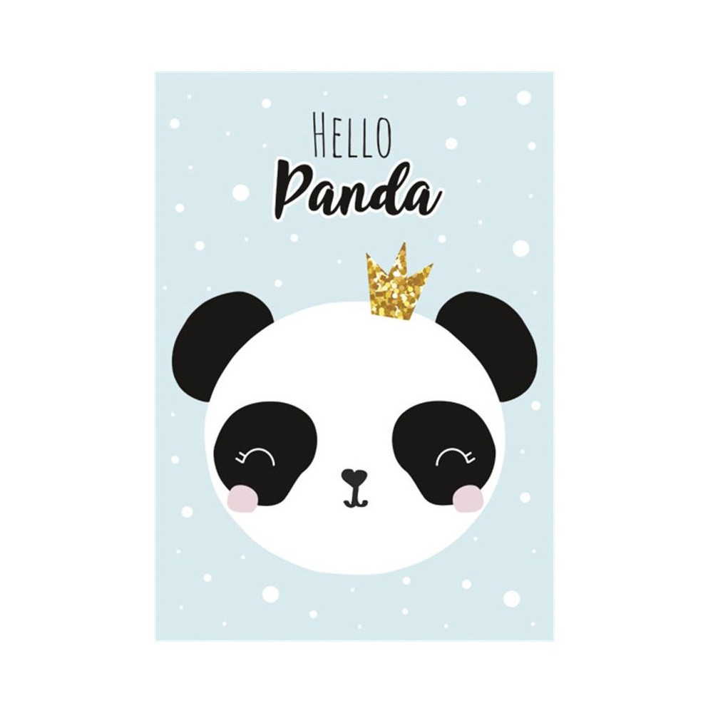 Panda Crown A/4 elastic folder