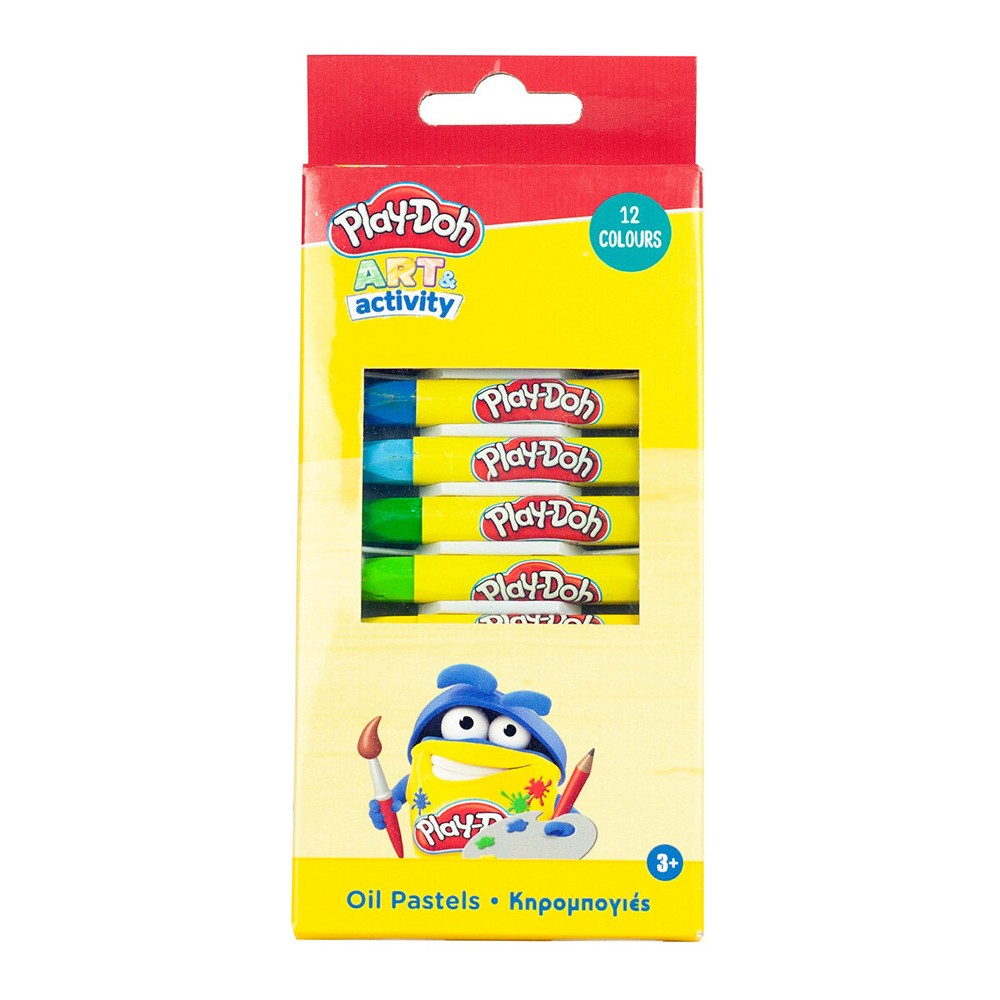 Play-Doh Art 12-color oil pastel crayon