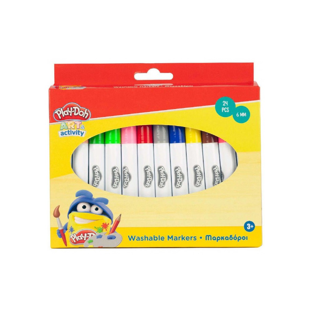 Play-Doh Art washable marker set, 24 pcs