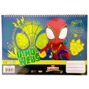 Spiderman Spidey Dino-Webs A/4 spiral sketchbook with 40 sheets and stickers