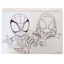 Spiderman Spidey Dino-Webs A/4 spiral sketchbook with 40 sheets and stickers